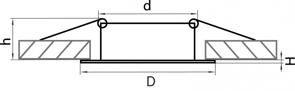 Витринный образец!  <19020> 11029 Встраиваемый светильник Lightstar Lega