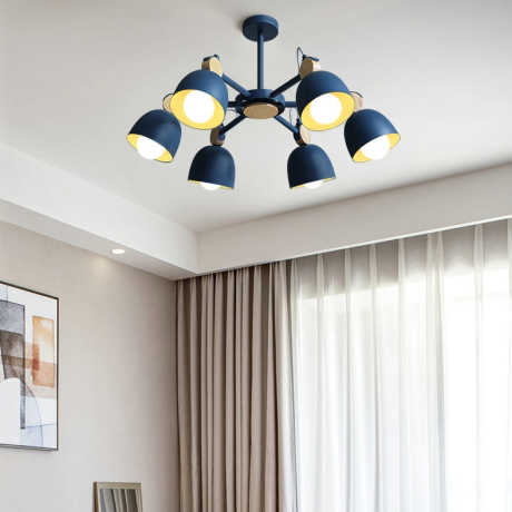 Люстра на штанге Rolla 6 Gray ImperiumLoft ROLLA01 (178069-26)