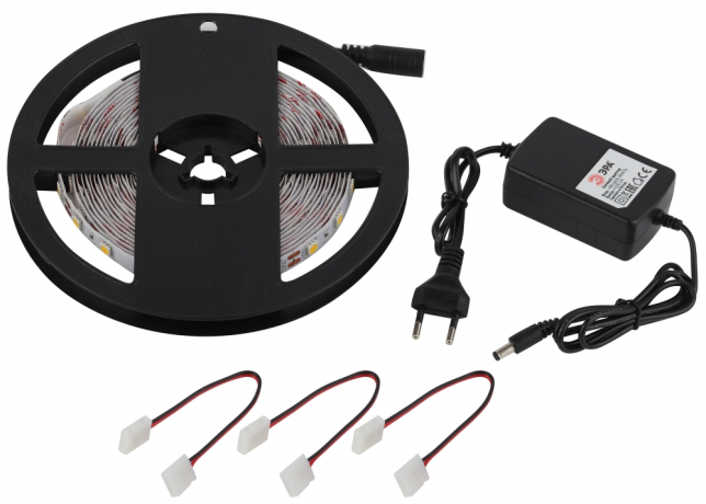 5050kit-14,4-60-12-IP20-2700-5m  ЭРА Комплект светодиодной ленты 5050kit-14,4-60-12-IP20-2700-5m Б0043066
