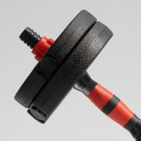 Нарушена упаковка! <847769> Гантель Р 2,0 кг 2 шт /черно-красный/ 1 001-0002-002