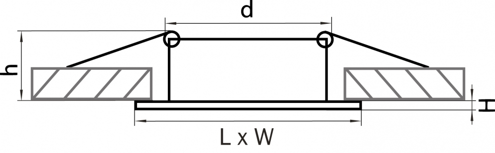 Витринный образец!  <14071> Встраиваемый светильник Lightstar Lega 11030