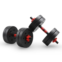 Нарушена упаковка! <847771> Гантель Р 5,0 кг 2 шт /черно-красный/ 1 001-0005-002