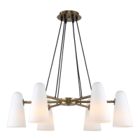 Подвесная люстра с лампочками Favourite Vision 2763-6P+Lamps E14 Свеча