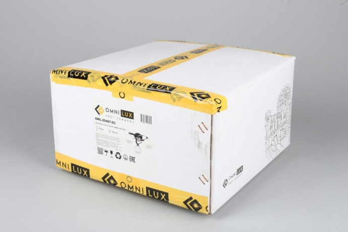 Люстра с поддержкой Алисы потолочная Omnilux OML-25407-03-A