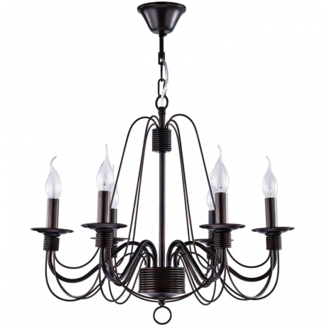 FR2046-PL-06-BR Подвесная люстра Freya Velia (FR046-06-B)