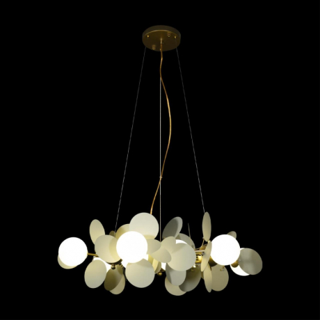 Люстра подвесная с Led лампочками в комплекте LOFT IT 10008/700 Grey+Lamps