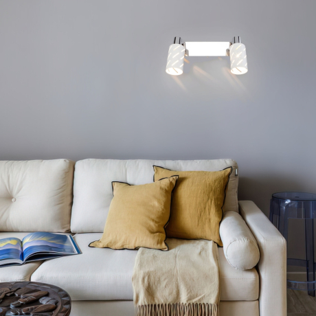 Бра Eurosvet Fente 20090/2 белый/хром