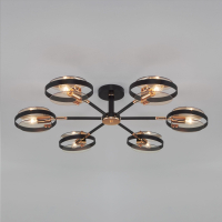 Потолочная люстра Eurosvet Gallo 70121/6 черный a052341