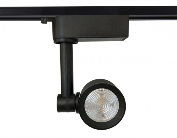 Однофазный LED светильник 12W 4200К для трека Ambrella light Track System GL6392 BK