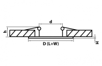 Нарушена упаковка!  <83805> Встраиваемый точечный светильник Lightstar Levigo 010036