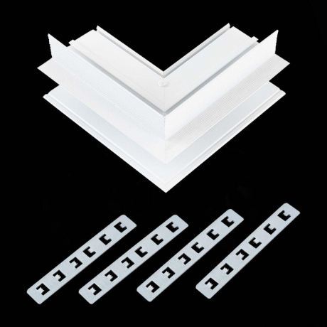 Внешний угол-соединитель для встраиваемого магнитного шинопровода ST Luce ST004 ST007.559.00