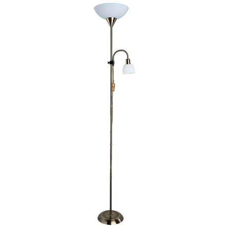 Торшер с подсветкой Arte Lamp Duetto A9569PN-2AB
