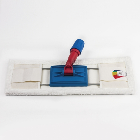 Нарушена упаковка!  <221315> Насадка МОП плоская для швабры/держателя 40 см, уши/карманы (ТИП У/К), микрофибра, LAIMA EXPERT, 605311 (605311)