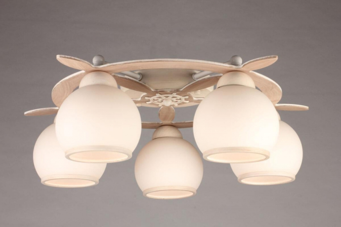 Люстра с поддержкой Маруси потолочная Omnilux OML-50517-05-M