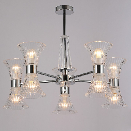 Люстра на штанге ILLUMICO  IL0288-10P-79 CR