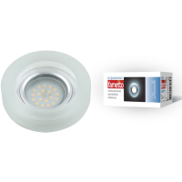 Встраиваемый светильник с LED подсветкой Fametto Luciole DLS-L110 GU5.3 CHROME-MATT CLEAR (UL-00000361)