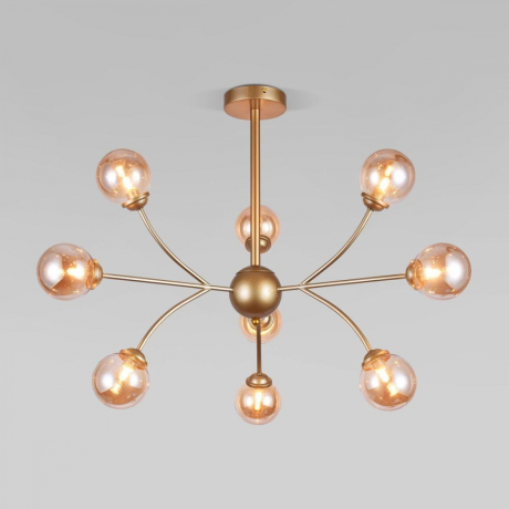 Люстра на штанге Eurosvet Astro 30179 матовое золото