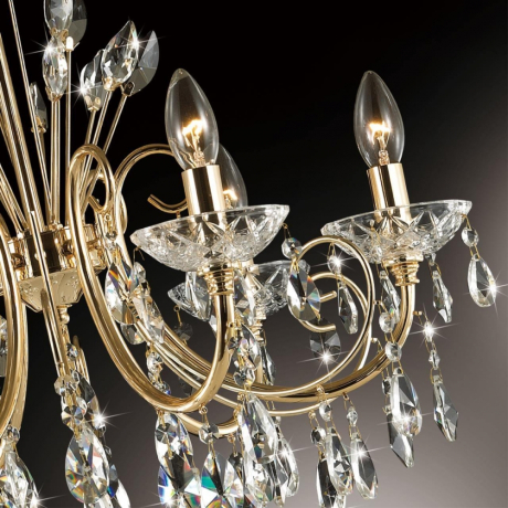 Люстра подвесная со светодиодными лампочками E14, комплект от Lustrof. №384128-627177