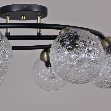 Потолочная люстра Illumico IL0296-8CSQ-79 BK AB (1423909)