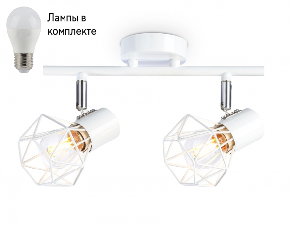 Спот с 2 лампочками Ambrella light TR8628+Lamps