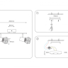 Спот с 2 лампочками Ambrella light TR8628+Lamps