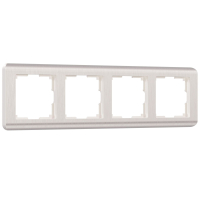 Рамка на 4 поста (перламутровый) Werkel W0042113
