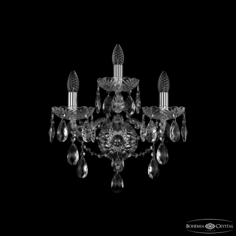 Бра 1415B/2+1/165/XL Ni Bohemia Ivele Crystal