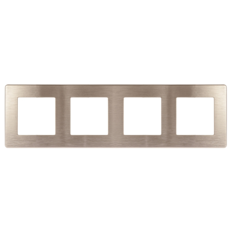 Рамка 4-постовая ЭРА 12 сатин бронза 12-5104-13 Б0052536