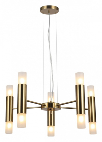 Подвесная люстра ILLUMICO BRASS IL0314-10P-79 BRASS