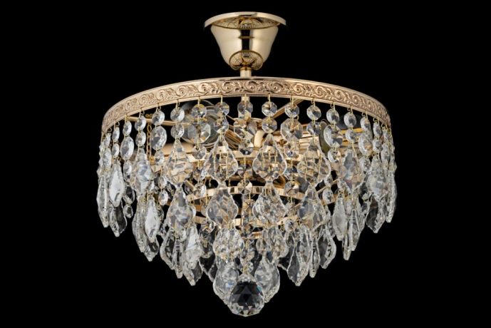 Люстра потолочная с Led лампочками в комплекте Arti Lampadari Castellana E 1.3.30.602 G+Lamps