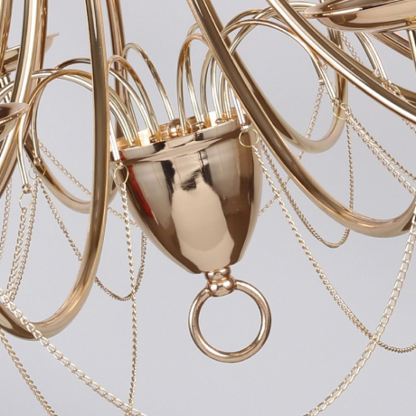 Люстра с лампочками, подвесная, комплект от Lustrof. №179018-617508