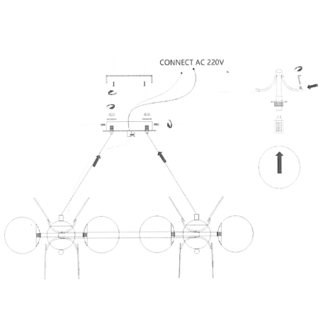 Кольцевая люстра Matisse R D130 ImperiumLoft MATISSE-R01 (191865-26)