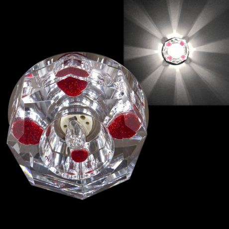 Встраиваемый светильник Sneha  7091/H G9 CR+RD