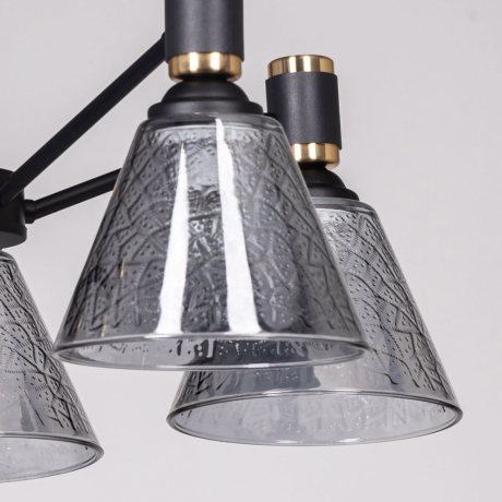Люстра на штанге с лампочками DeMarkt 635011205+Lamps