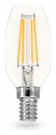 Лампа светодиодная Ambrella Light C35 E14 15Вт 4000K 351514