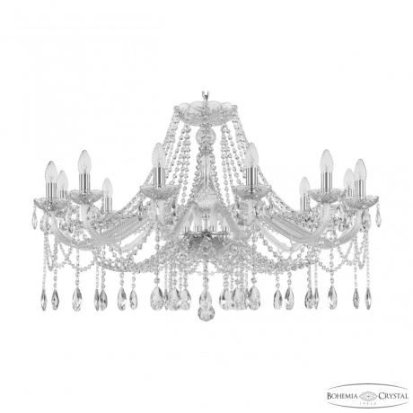 Подвесная люстра Bohemia Ivele Crystal 107 107/12/360 Ni