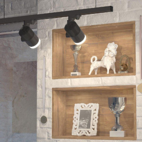 Однофазный LED светильник 20W 4200К для трека Accord Elektrostandard Accord Черный 20W 4200K (LTB36) однофазный (a043917)