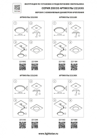 Светодиодная панель Zocco Lightstar 221184