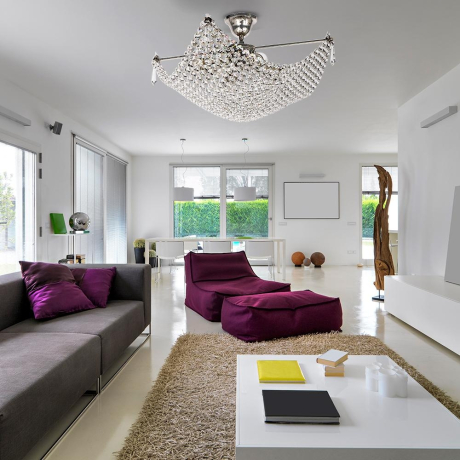 Люстра потолочная с Led лампочками в комплекте Arti Lampadari Roma E 1.3.50.501 N+Lamps