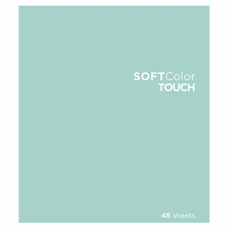 Нарушена упаковка! <386435> Тетрадь А5 48 л., ПЗБМ, скоба, клетка, Soft Touch, брайль 3D, "СофтКолорТач", микс в спайке, 28213 (404459)