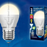 Светодиодная лампа E27 7W 3000K (теплый) Uniel LED-G45 7W-WW-E27-FR PLP01WH (UL-00002420)