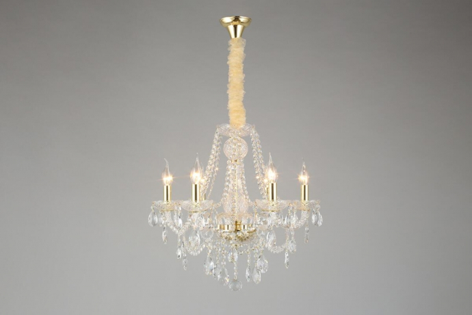 Люстра подвесная со светодиодными лампочками E14, комплект от Lustrof. №300027-657190