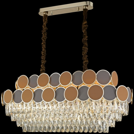 Люстра подвесная со светодиодными лампочками E14, комплект от Lustrof. №277128-623097