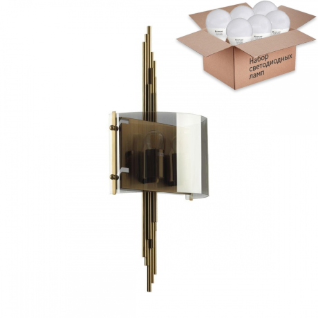 Бра Odeon Margaret с лампочками 4895/2WA+Lamps E27 P45