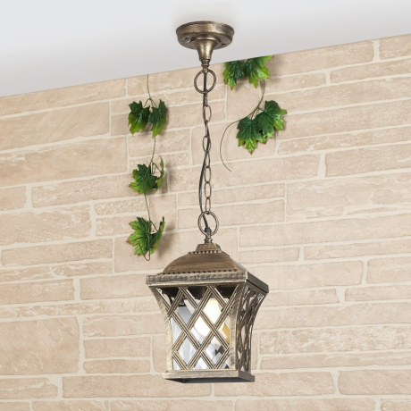 Подвесной уличный светильник Elektrostandard (a025297) Cassiopeya H черное золото