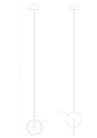 Подвесной светильник Arte Lamp Hannah A1916SP-1GO