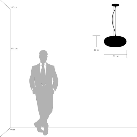 801040 Подвесная люстра Lightstar с поддержкой Алисы, Meringe
