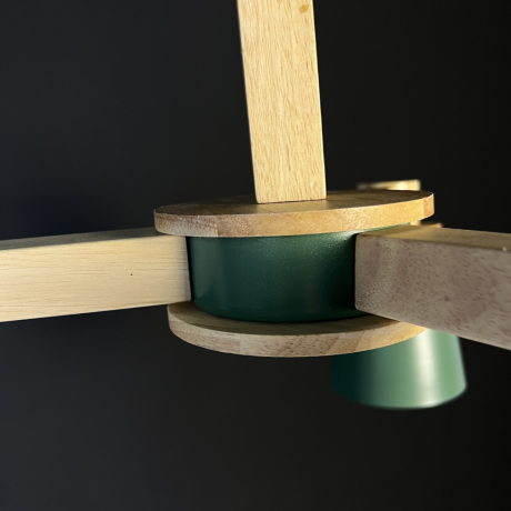 Люстра на штанге Imperiumloft Prop White prop01