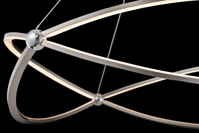 Подвесная светодиодная люстра Maytoni Weave MOD062PL-L45CH3K