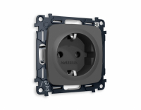 Розетка с заземлением, без рамки Ambrella Volt OMEGA MO906010